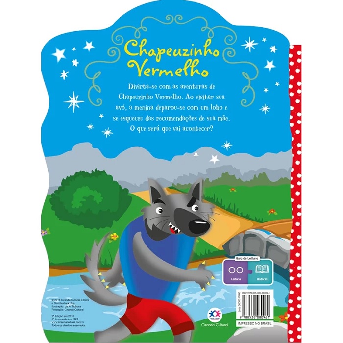 Livro Infantil Chapeuzinho Vermelho Ciranda Cultural Papelaria Criativa