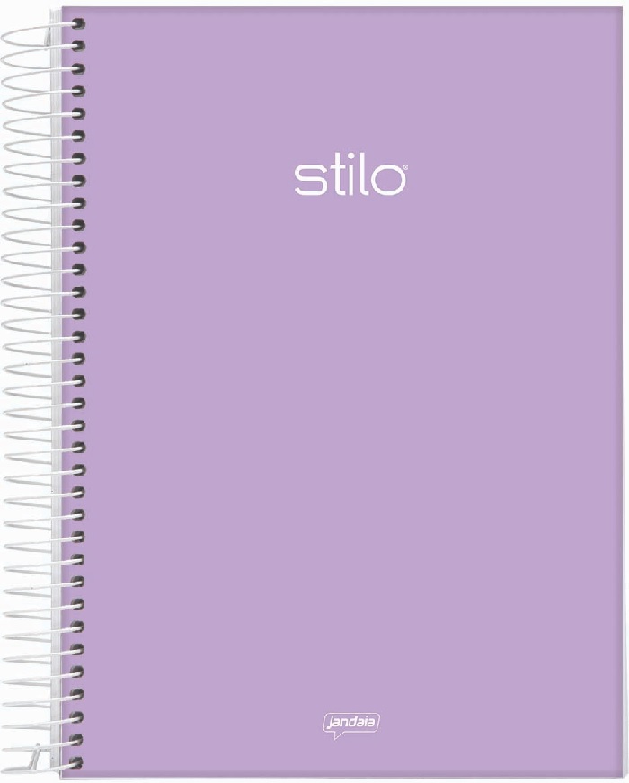 Caderno Colege 10 Matérias Stilo Pastel Sortidos 160Fls Jandaia 6882777