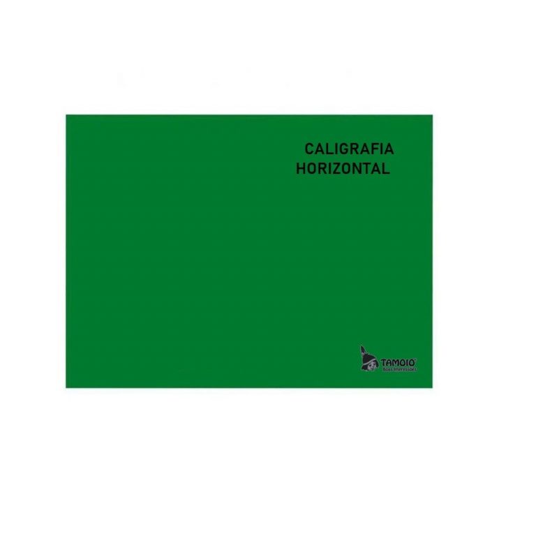 Caderno De Caligrafia Brochura Capa Dura Verde 48Fls Tamoio 2103