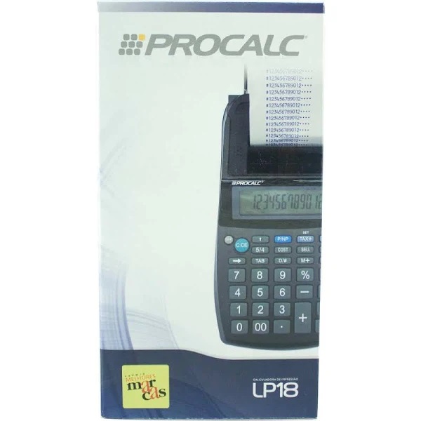 Calculadora De Mesa Procalc Lp Impress O E Bobina Digitos