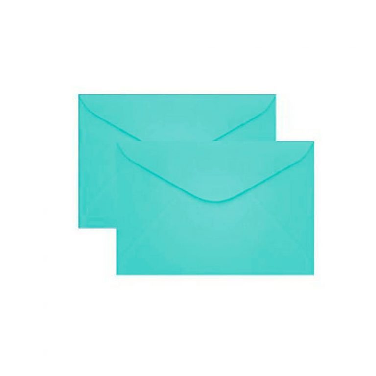 Envelope Carta 114x162 Azul Turquesa Foroni 1825096 Papelaria Criativa