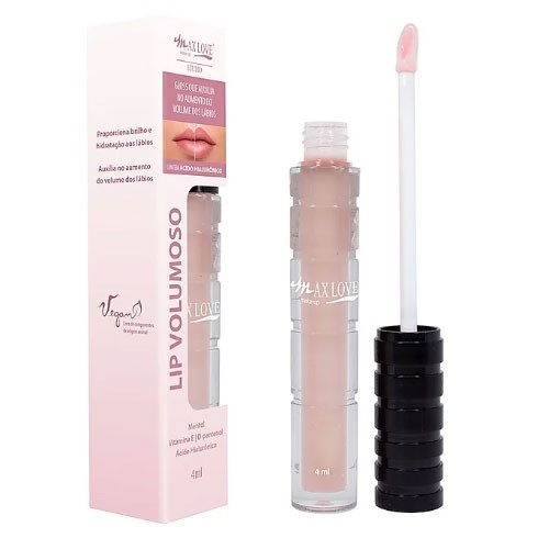 Gloss Labial Cor 04 Lip Volumoso Max Love Papelaria Criativa