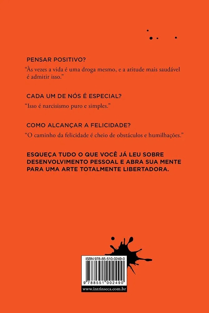 Livro Literatura A Sutil Arte De Ligar o Foda se Editora Intrínseca