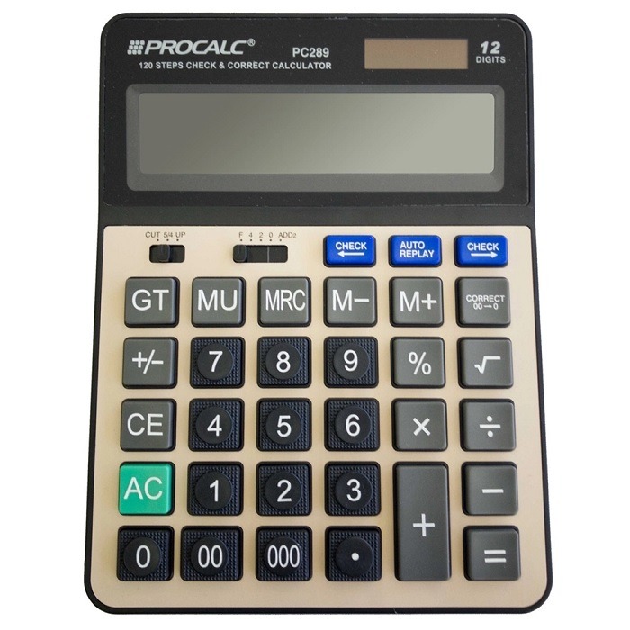 Calculadora De Mesa 12 Dígitos Procalc PC289