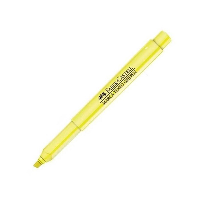 Marca Texto Faber Castell Grifpen Amarelo Pastel - Imagem 2