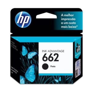 Cartucho Original HP 662 Preto 2ml