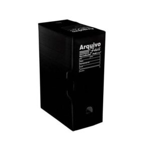 Arquivo Morto Polionda Polibras Tradicional Preto Fácil Econômico 42104