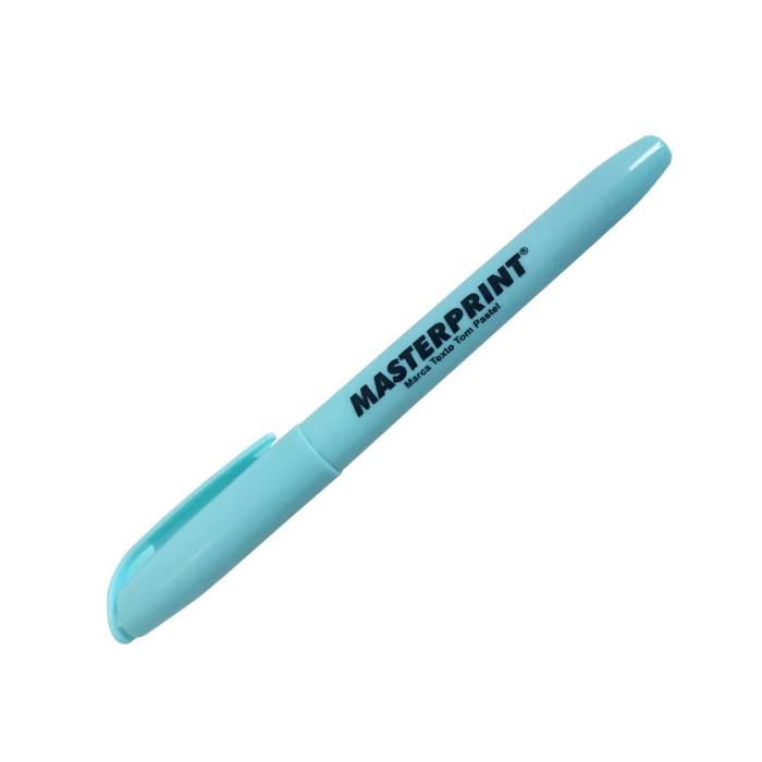 Caneta Marca Texto Masterprint Pastel Azul MP612 309020014