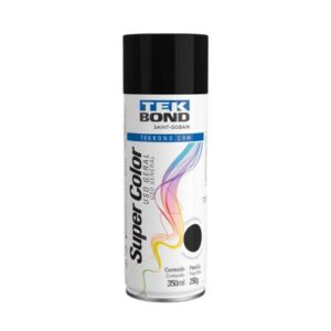 Tinta Spray Fosco Preto 350ML Tek Bond