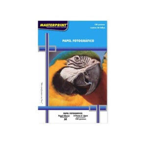 Papel Foto Jato Tinta Glossy A4 180Grs 20 Folhas Masterprint 302010003