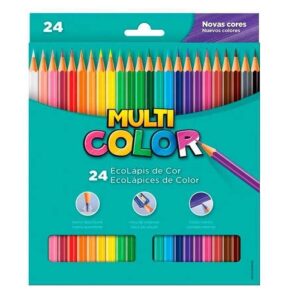 Lápis De Cor Multicolor 24 Cores 112400N