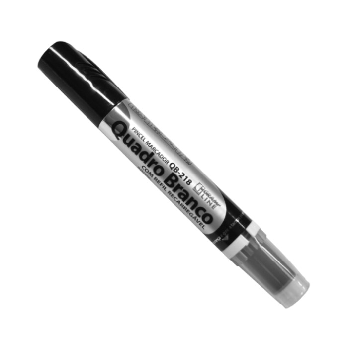 Pincel Marcador Para Quadro Branco Com Refil Preto QB-218 Gramp Line