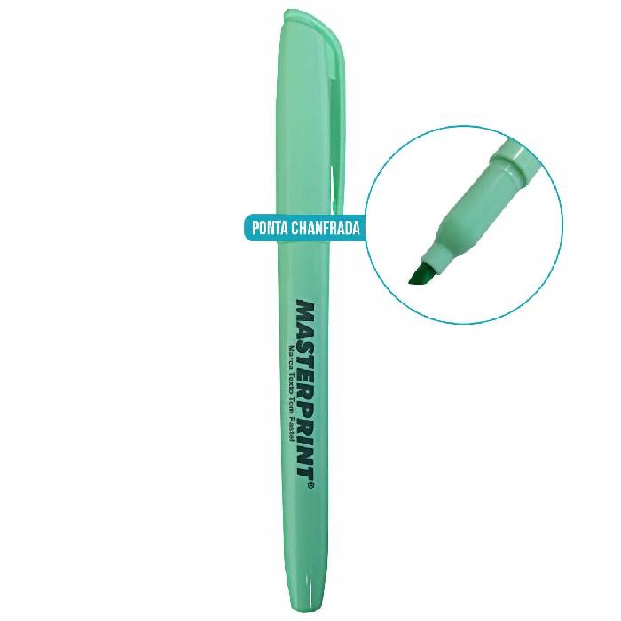 Caneta Marca Texto Masterprint Pastel Verde MP612 - Imagem 2