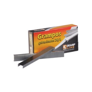 Grampo 26/6 Galvanizado Com 5000 Unidades Gramp Line
