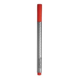 Caneta Faber-Castell Fine Pen Grip 0.4 Vermelho