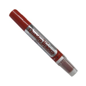 Pincel Marcador Para Quadro Branco Com Refil Vermelho QB-218 Gramp Line