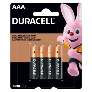 Pilha Palito AAA Duracell Duralock 04 Unidades