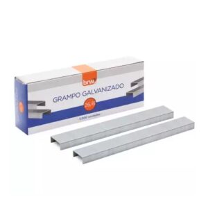 Grampo 26/6 Galvanizado 5000 Unidades BRW GR5000