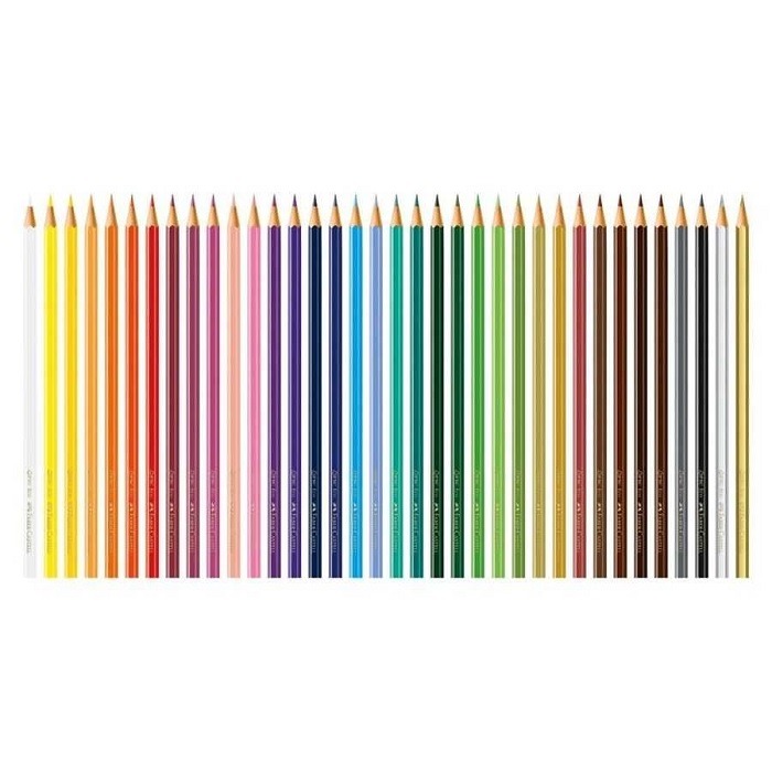 Lápis De Cor Faber Castell 36 Cores Eco Lápis 120136G - Imagem 2