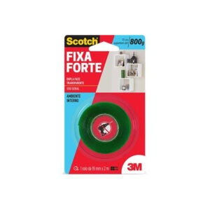 Fita Dupla Face 19x2m 3m Scoth Massa Acrílica