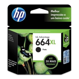 Cartucho Original HP 664XL Preto 8,5ml