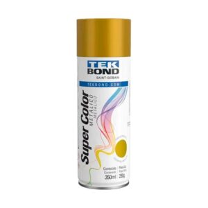Tinta Spray Metálico Ouro 350ML Tek Bond