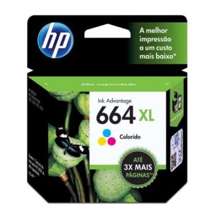 Cartucho Original HP 664XL Colorido 8ml