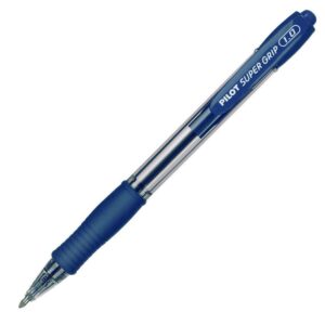 Caneta Retratil Pilot Super Grip 1.0 Azul