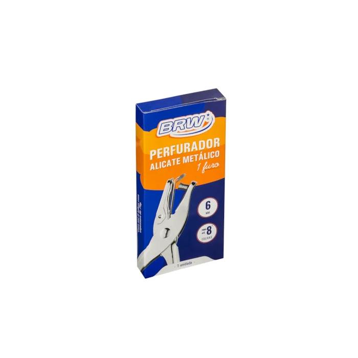Perfurador Metal 01 Furo 06mm 08 Folhas PF0001 - Imagem 2