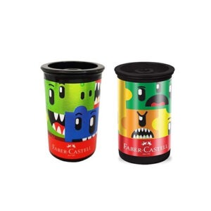 Apontador Depósito Faber-Castell Monster Puzzle Sortidos