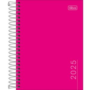 Agenda Pepper Rosa M4 2025 Tilibra 291099