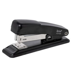 Grampeador Metal Pequeno Preto 20 Folhas BRW GP1000