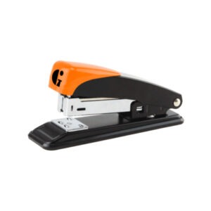 Grampeador Gramp Line Genial GE-1035 Preto e Laranja 24/6 ou 26/6 20 Folhas