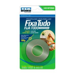 Fita Tek Bond Dupla Face Massa Acrílica 21131012202 12x2,0m 12cm Cola 400grs