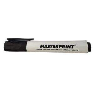 Caneta Pincel Quadro Branco Recarregável Preto Masterprint MP619 309050010