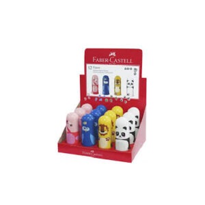 Apontador Depósito Faber Castell Faces Com Borracha Sortidos