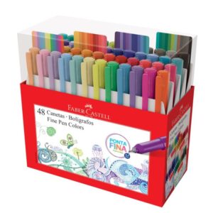 Caneta Faber-Castell Fine Pen 0.4 48 Cores