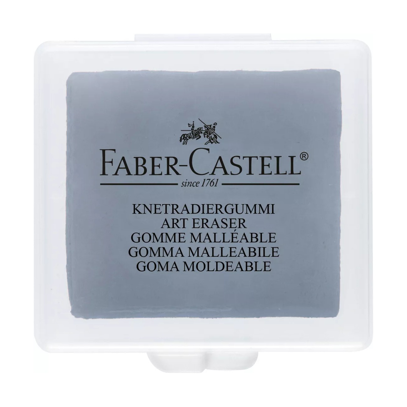 Borracha Faber-Castell Art Eraser Maleável Cinza