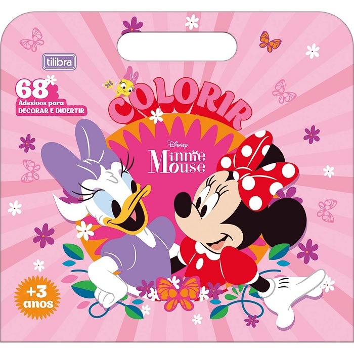 Folhas Para Colorir Maleta Minnie Tilibra 304565