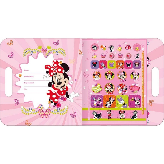 Folhas Para Colorir Maleta Minnie Tilibra 304565 - Imagem 2