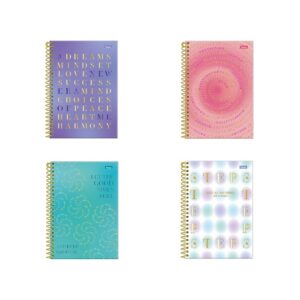 Caderno Espiral 1/4 Blush 80 Folhas Foroni 3164720
