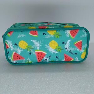 Estojo ACBAG Frutas Verde Duplo