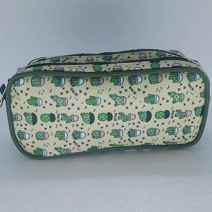 Estojo ACBAG Cactus Verde Claro Duplo