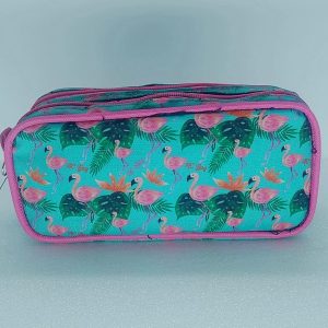 Estojo ACBAG Flamingo Pink Duplo