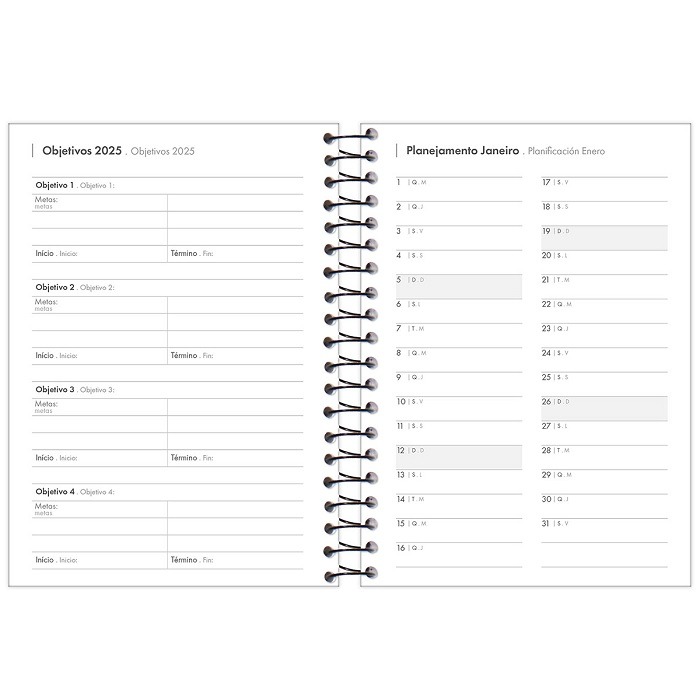 Agenda Office Class Day By Day 2025 5079208 - Imagem 2