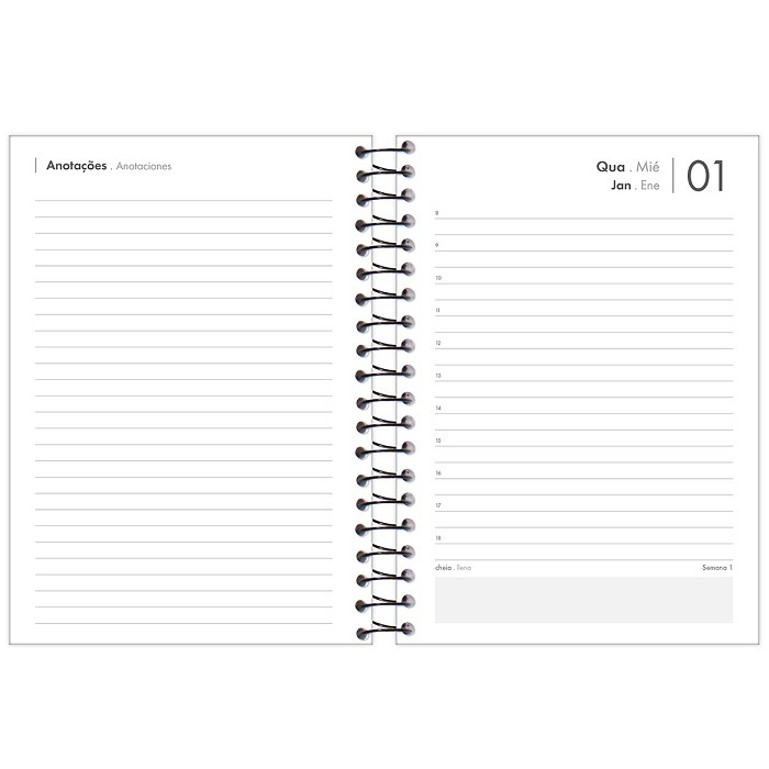 Agenda Office Class Day By Day 2025 5079208 - Imagem 3