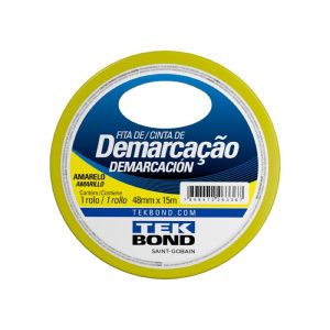 Fita Demarcação Solo 48x15mts Amarelo Tek Bond 21241048200