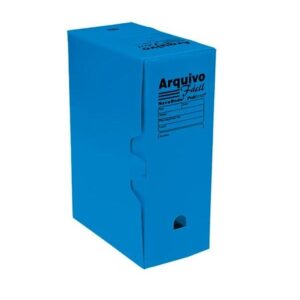 Arquivo Morto Polionda Polibras Tradicional Azul Fácil Econômico 42109