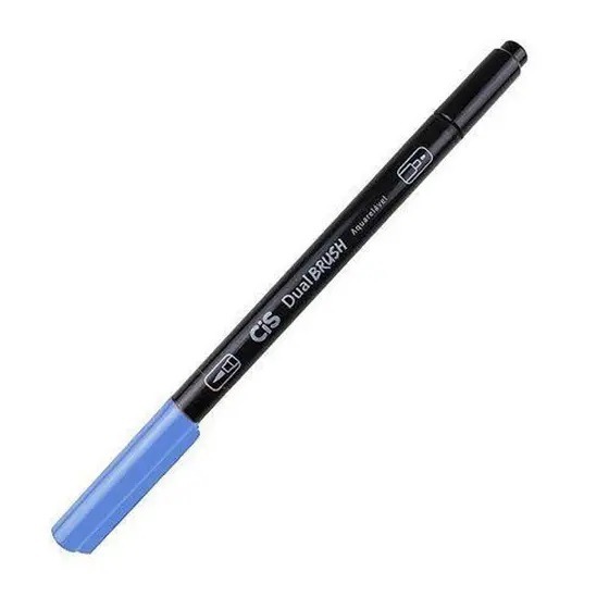 Caneta Cis Hidrográfica Brush Azul Celeste Aquarelável 708700