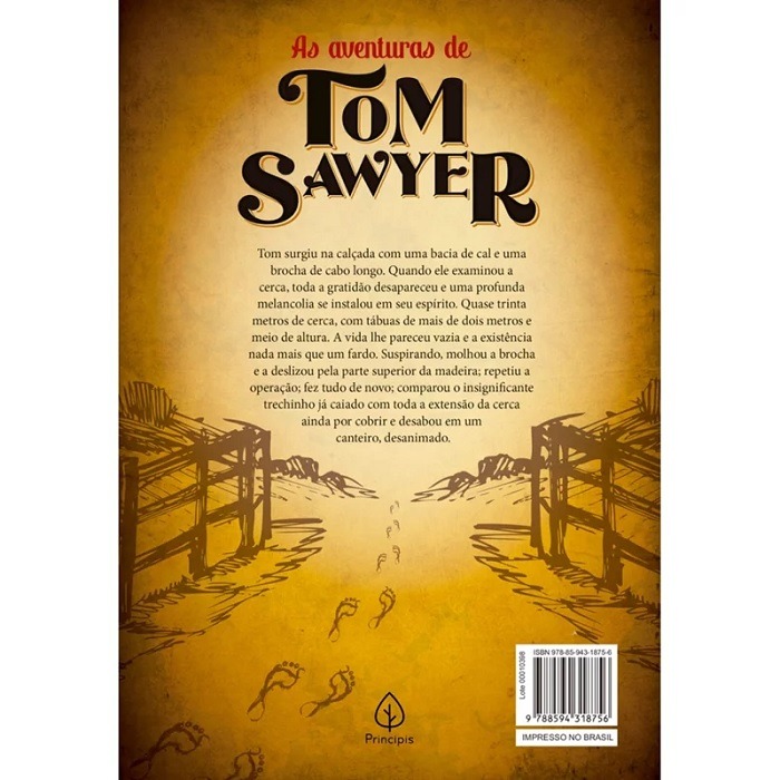 Livro Literatura As Aventuras De Tom Sawyer Mark Twain Ciranda Cultural - Imagem 2